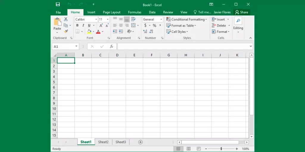 Todas as Versões do Excel - Excel 2016